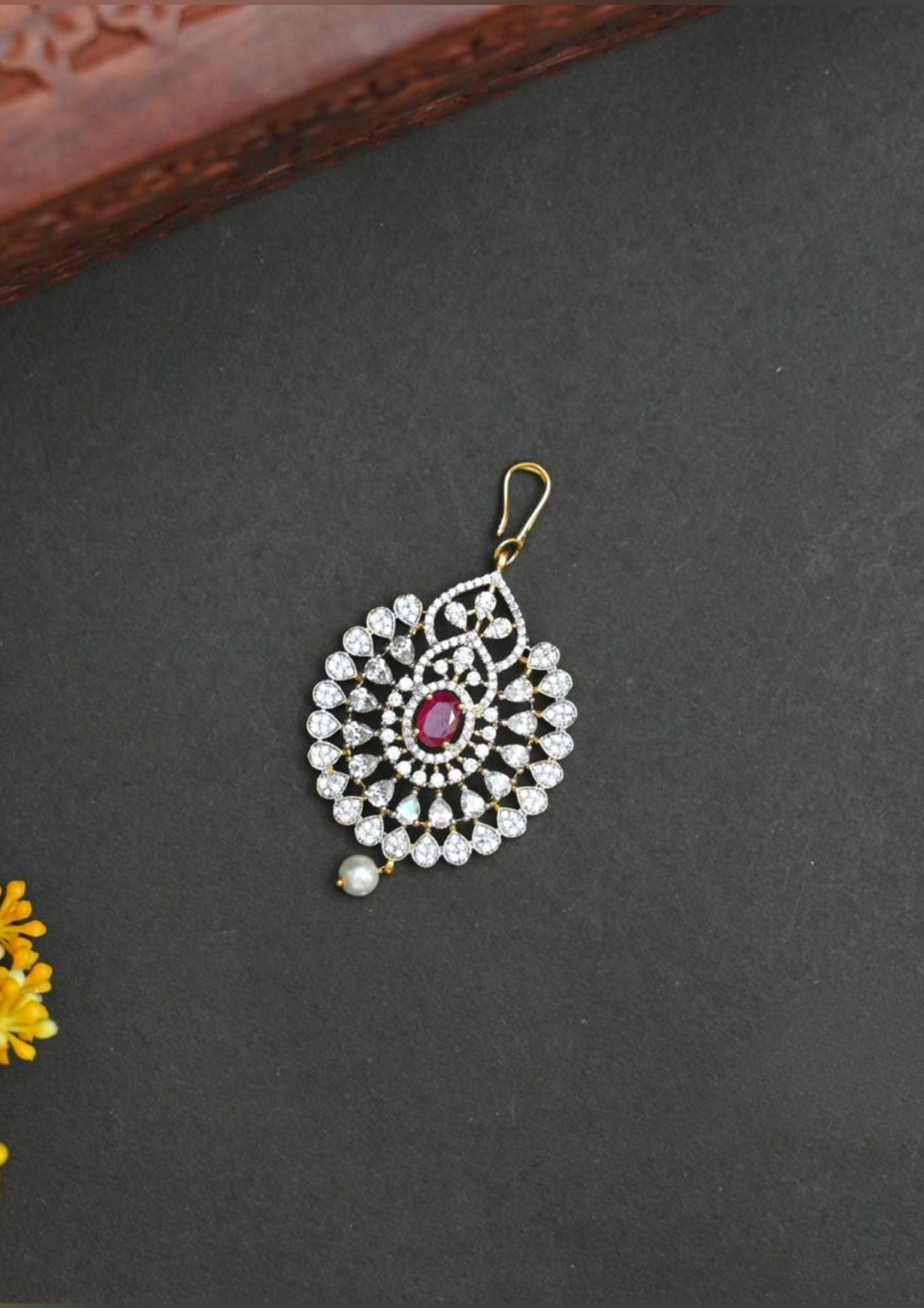 American diamond stones mangtikka