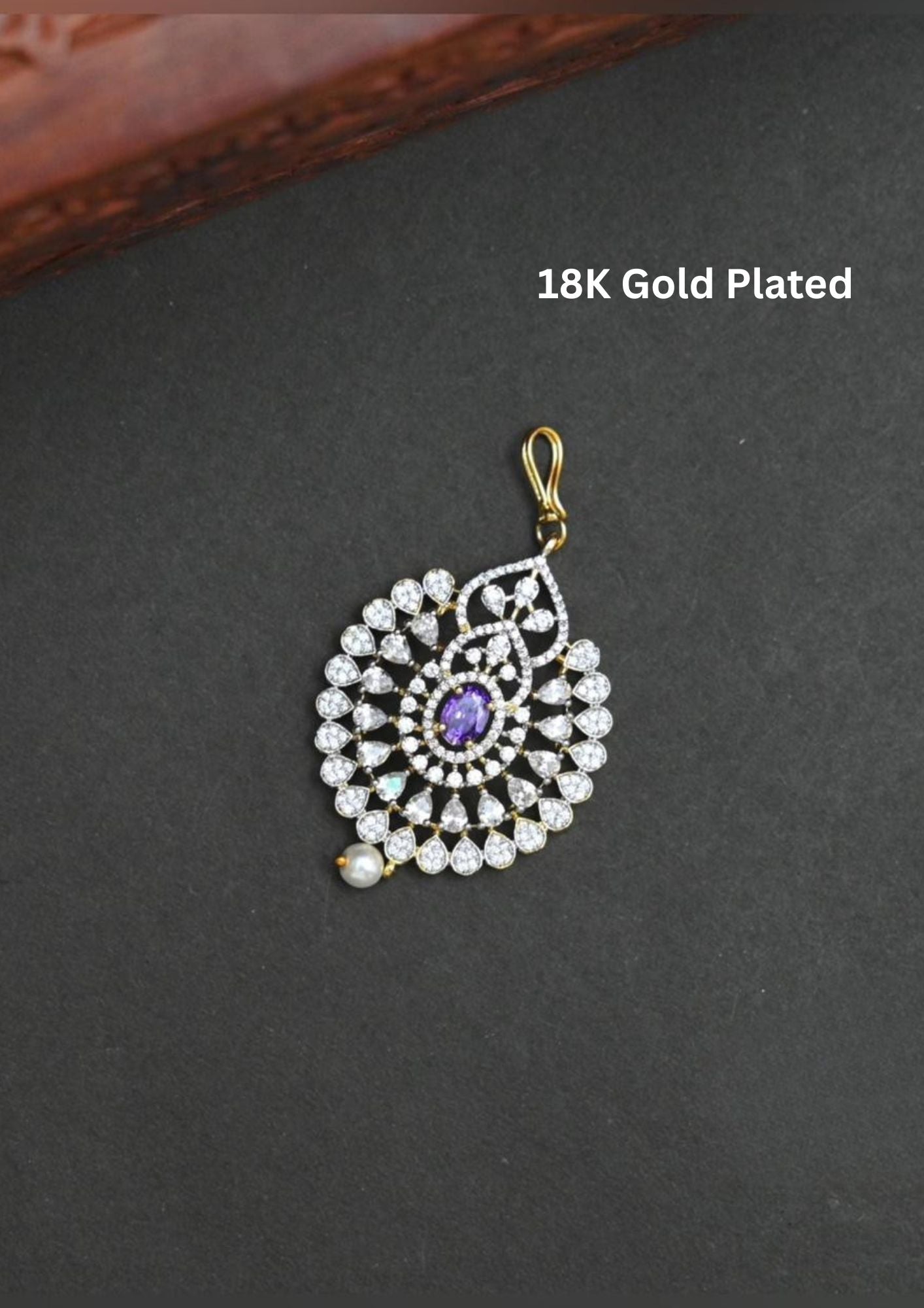 American diamond stones mangtikka