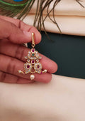 Kundan stone 18k gold platted mangtikka