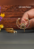 kundan stone  hair accessories