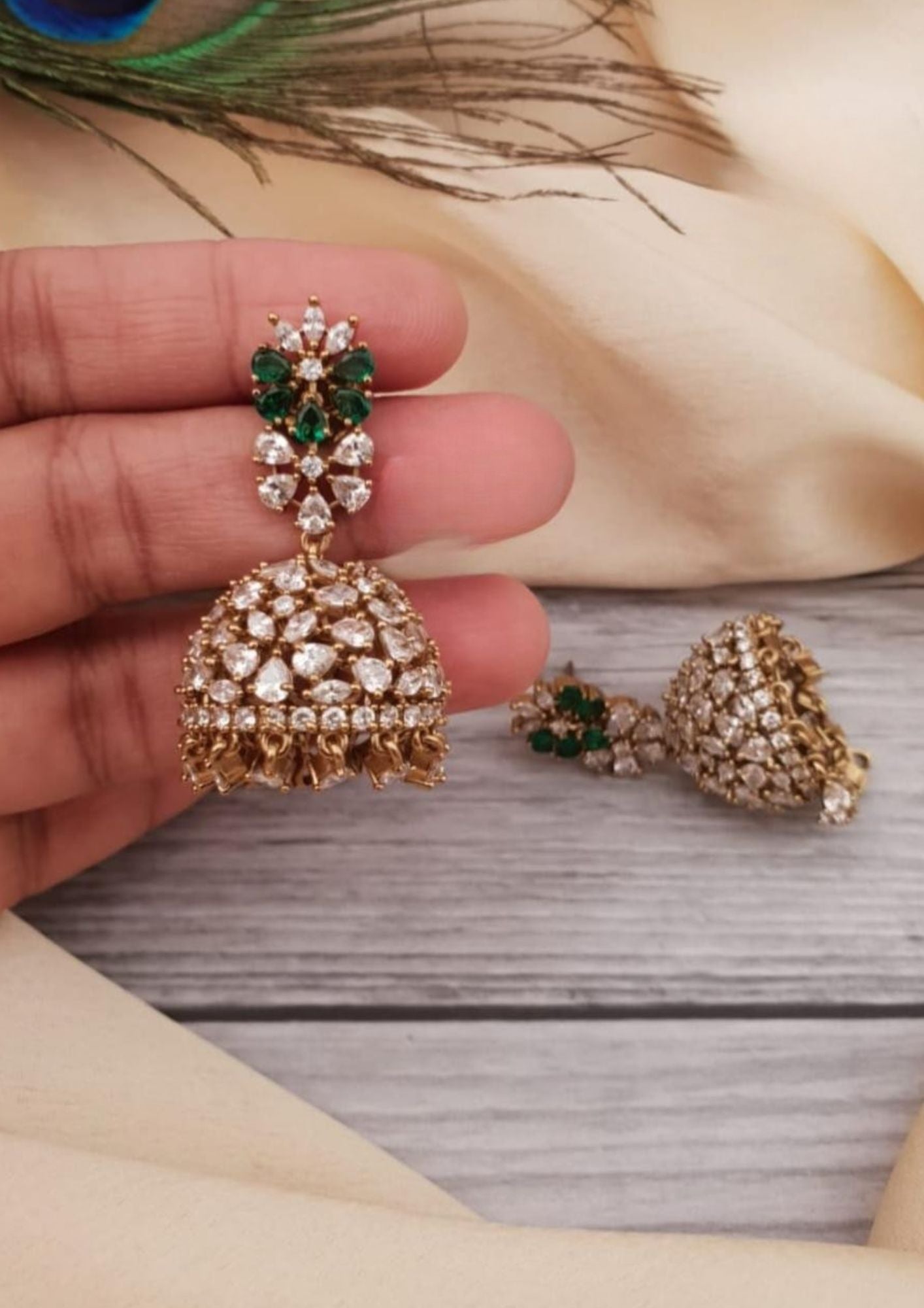 Victorian gold plated Earrings