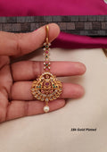 Kundan stone gold plated mangtikka