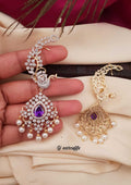 American diamond stones 18k gold platted gj finish earcuffs