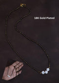 Pure Zirconian Diamond Gold Plated Mangalsutra