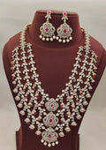 Pure Zirconian Diamond bridal Necklace with Earrings