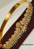 Kundan temple jewelry gold plated Hipbelt(vadannam)