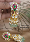 Jadau kundan 18k Gold plated earrings