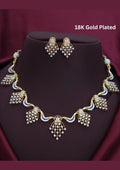 American diamonds necklace set  with earrings