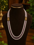 Pearls  18k gold plated temple jewellery haram