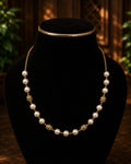 Premium real beads and kundan single layer mala